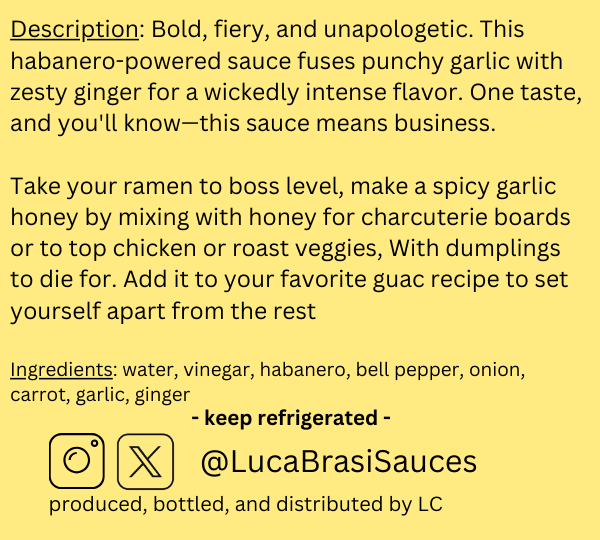 Sinister Garlic Ginger