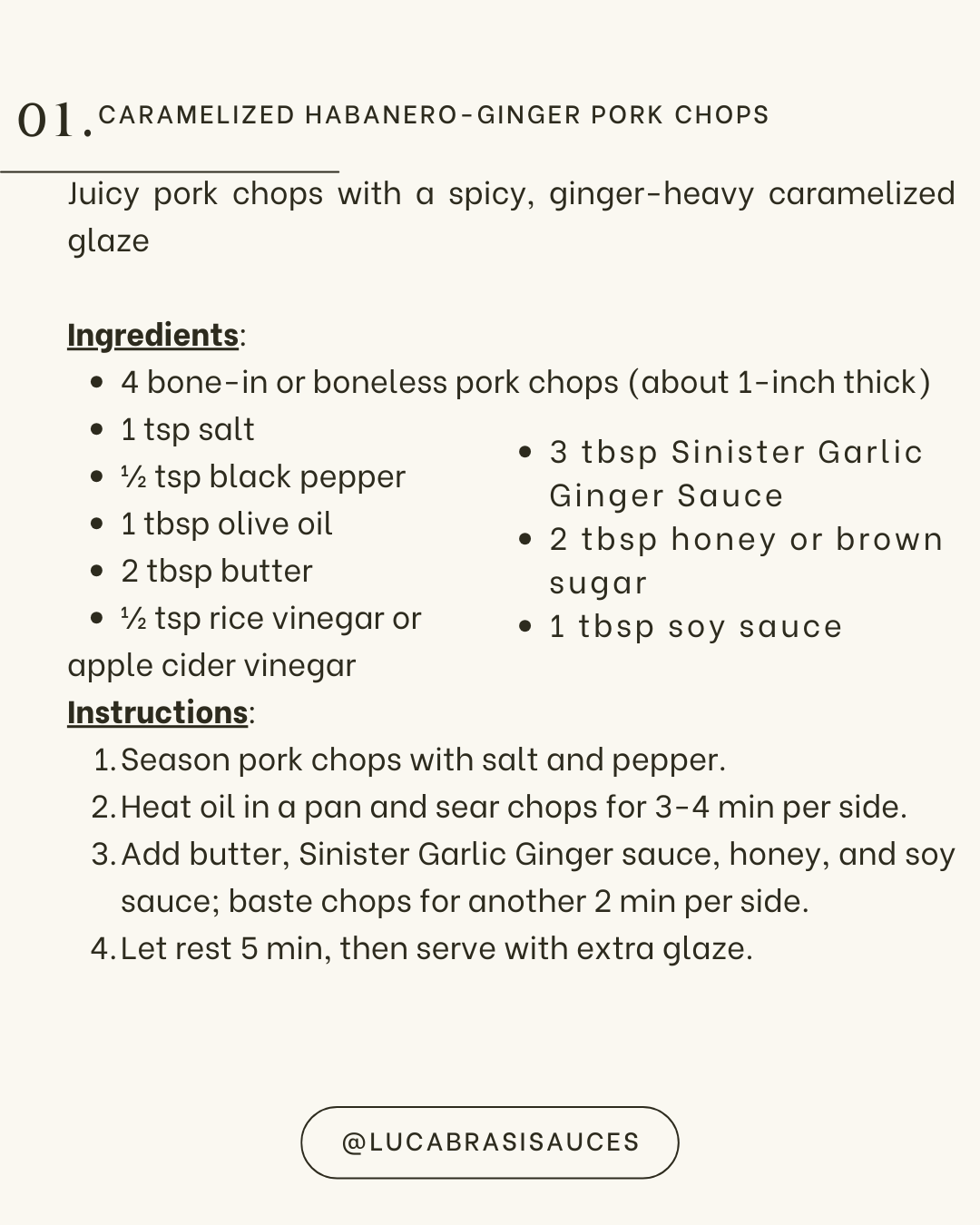 Sinister Garlic Ginger