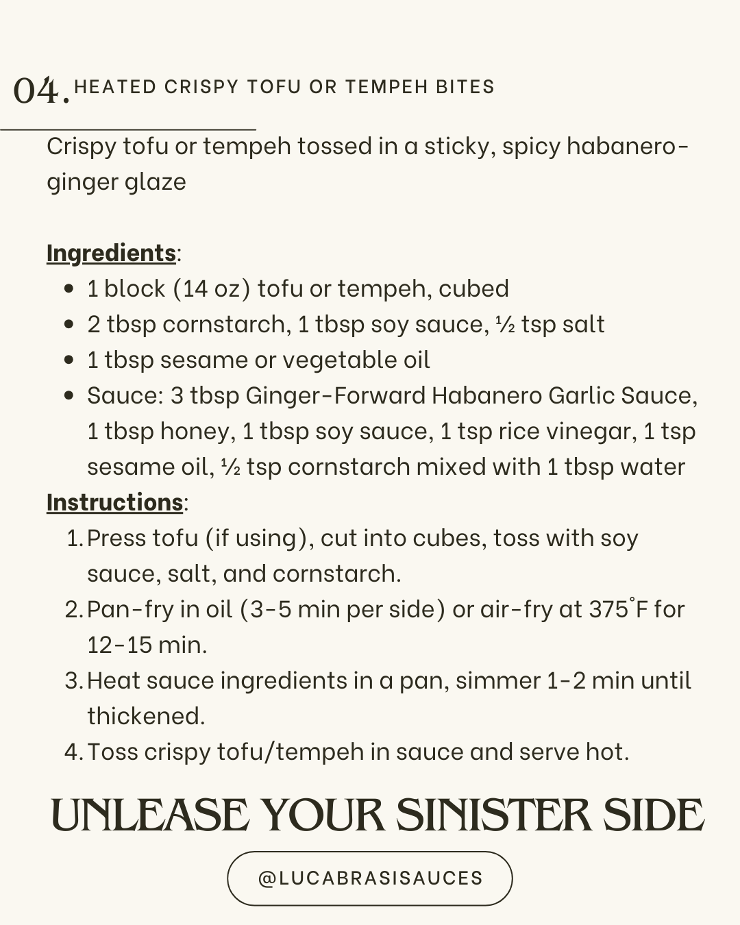 Sinister Garlic Ginger